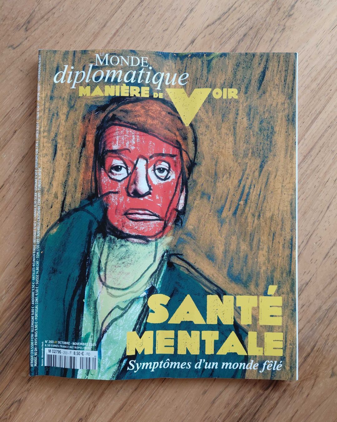 « Santé mentale. Symptômes d’un monde fêlé », Manière de voir, n°203, octobre-novembre 2025