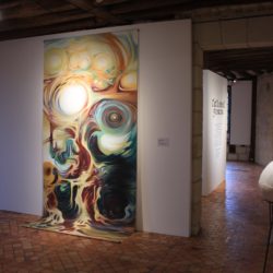 Arbre, écorché, ascension, 2023-2024, acrylique sur drap, 312cm x 152cm ...